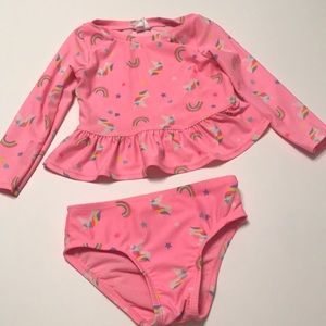 Gap baby unicorn rainbow swim suit